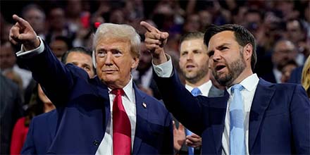 JD Vance en ligne avec le président