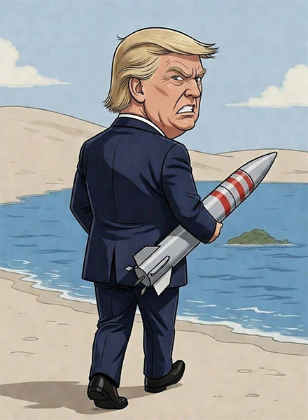 Caricature Trump